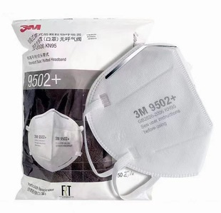 3M Mask 9502 + Dust Mask Anti-pm2.5 Particles Anti-Haze Industrial Dust Grinding Ash Powder Breathable