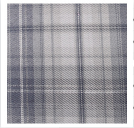 Factory direct gold and silver silk yarn-dyed JK plaid fabric polyester jk uniform college style pleated skirt fabric spot