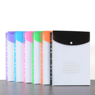 A4 Size Plastic File Folders Wallets Colorful Document F in stock