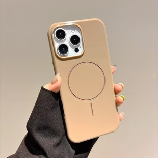 Магнитный корпус с тонким кольцом подходит для Apple 16 чехлов для мобильных телефонов iPhone11 анти-падение 14 премиум 13 мягкий чехол 12 все включено 15p