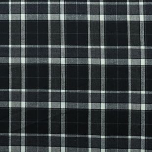 Yarn-dyed weft elastic Autumn Autumn British Plaid brushed suit pants pleated skirt large plaid fabric