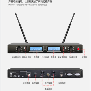 KTV wireless microphone home KTV microphone performance microphone U segment wireless microphone karaoke wireless microphone