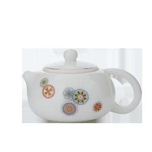 Керамический Suet Jade XiShi Pot Один горшок Чайный набор Кунг-фу Высокие Белые Фарфоровые аксессуары Домашний офис Фильтр Чайник