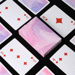 [Wholesale Supply] Creative European-style simple wind design solitaire white core thickened Texas Hold'em adult fight landlord