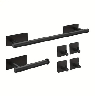 Stainless Steel Towel Ring Towel Rack Bathroom Towel Bar Bathroom Pendant suit Towel Rack Toilet Tissue Holder Set