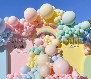 5-inch 10-inch 12-inch 18-inch 36-inch matte round macaron latex balloon candy-colored balloon Amazon set