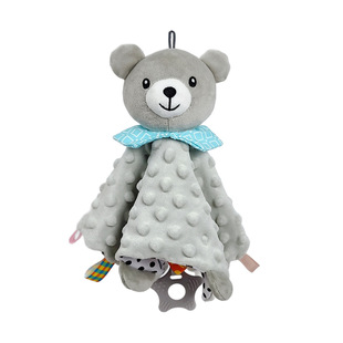 Babsky Baby Animal Ambulatory Towel Cute Cartoon Car Bed Hanging Baby Hand-kerchief Slipper Towel Ambulatory Towel Toy