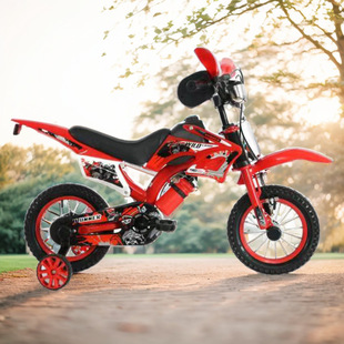 New Motorcycle Model Kidsren's Bicycle 12-16inch Boys and Girls Overall Bike Easy to Learn to Ride Safe and Stable
