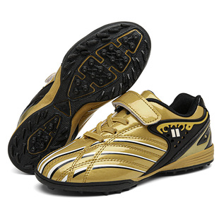 Cross-border New Student Football sneaker Children's Velcro Crushed Nail Training Football Shoes football boots