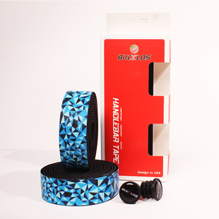 BUCKLOS road bike two-color gradient handle belt PU high elastic winding handle belt non-slip shock absorber bicycle EVA bending handle Belt