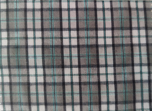 New Polyester-Cotton Yarn-Dyed Plaid Red Fabric Gray Haze Blue Woven Plaid Decorative Cloth Lining Shirt Cloth