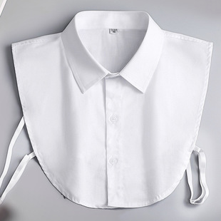 Shirt Fake Collar Collar Women's All-match Fake Collar Shirt Collar Polyester Cotton Decorative Vertical Collar Pointed Collar Fake Collar Accessories Cross-border