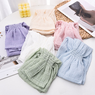 Loose Sunscreen Sleeves Women's Summer Thin All-match Solid Color Arm Protectors Arm Sleeves for Driving UV Protection Lace Sleeves