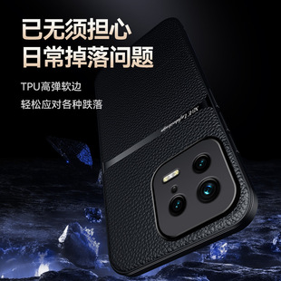 Xiaomi 14Ultra чехол для мобильного телефона новый применимый кожаный рисунок автомобильный магнитный корпус красный рис k70pro все включено защитный чехол