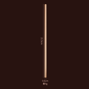 304 stainless steel straw anti-wrinkle milk tea drink coffee color drinking tube metal straight straw suit wholesale factory