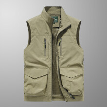 Outdoor Quick-drying Thin waistcoat Spring and Summer Casual Multi-pocket Photography Fishing Vest Sleeveless Jacket for Men