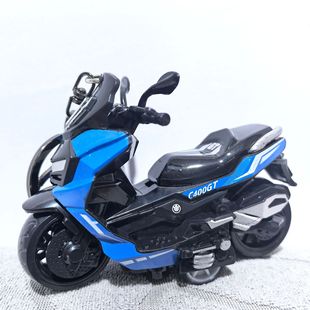 Cartoon mini Harley motorcycle pendant Ducati simulation back power locomotive tide play twisted egg model toy wholesale