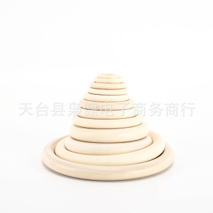 Factory in stock Direct Supply Wooden Ring DIY Jewelry Accessories Bracelet Wooden Handbag Ring Dream Catcher Ring