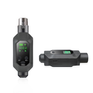Condenser wired microphone conversion wireless UHF plug and play transmitter speaker receiver 0V dynamic microphone