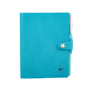 a5 soft leather notepad A6 portable notebook with pen office stationery color student small fresh notebook