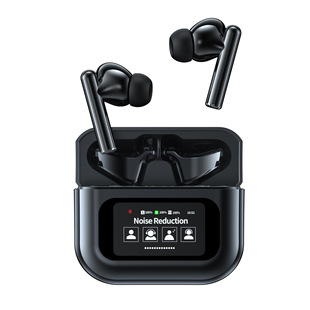 Беспроводные наушники-вкладыши Bluetooth ANC Активное шумоподавление Bluetooth-наушники большой вместимость сверхдлинное время автономной работы ENC умный цветной экран