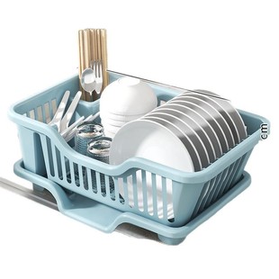 Drain Rack Dormitory Household Kitchen Sink Tableware Storage Rack Rental House Desktop Plastic Dishwashing Drain Rack Wholesale