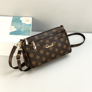 Qianzi Fox new middle-aged mother bag large capacity multi-layer cash register multi-purpose bag stall messenger bag women's bag wholesale