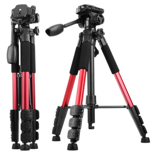 Light-mounted era Q111 aluminum alloy SLR camera tripod tripod tripod tripod mobile phone live projection thermometer bracket