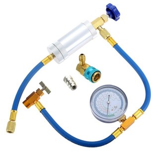 R134a car air conditioner fluoridation tool refrigerant detection fluoridation tube European and American version 1/2Acme, JF002