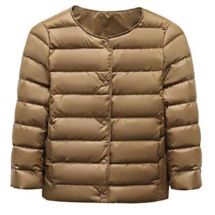 2023 Children's Lightweight Down Jacket Liner Short Boys and Girls Middle-aged Children's Baby Children's Wear Autumn and Winter Coat