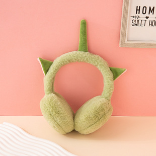 Winter new children's earmuffs antenna baby boys and girls children cartoon super cute winter warm earmuffs foldable ear