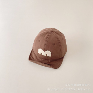Baby Soft Brim Cap Spring and Autumn New Casual Baseball Cap Baby Boys and Girls Fashion All-match Sun Hat Summer