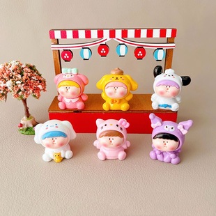 New Sanrio Lilith Resin Blind Bag Cute Toy Micro Landscape Cute Small Ornaments Internet Celebrity Blind Bag Doll