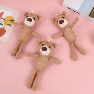 Teddy Bear Pendant Cute small size Teddy Bear Pendant Plush Toy Bear Doll Bag Clothing Sweatshirt Accessories