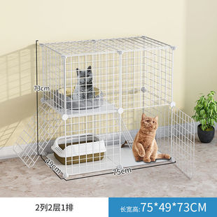 Клетка для кошек Cat Villa Cage Домашний домик для кошек с туалетом Большое свободное пространство Маленькое кошачье гнездо