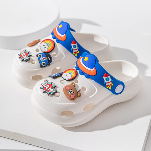 Daddy Pig New Children's Slippers Summer Home Shoes Baby Big Children's Cave Shoes Boys and Girls Non-slip Sandals