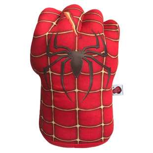 Cross-border Green Fist Spider Boxing Gloves Steel Warrior Grey Zongba Boxing Giant Fist Plush Vent Toy