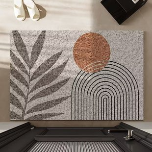 Nordic Morandi Entrance Door Mat Dirt-resistant and Easy-to-take-care Entrance Entrance Entrance Mud Scraping Anti-slip Foot Mat