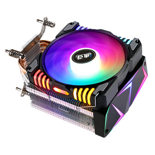12CM4 copper tube CPU radiator RGB silent 1200 1700 desktop 2011 computer desktop air-cooled 1356