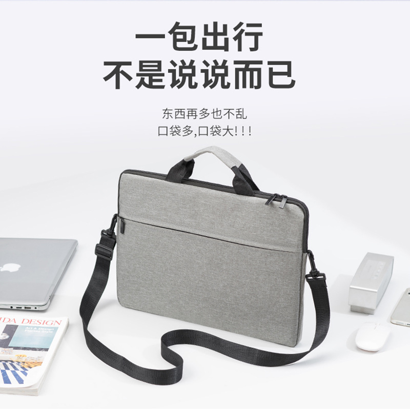 Lenovo Apple Dell Asus Huawei 노트북 15.6inch 라이너 숄더백에 적합한 초박형 노트북 가방