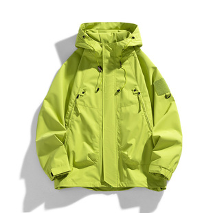 Cross-border American-style Charge Clothing Spring Fashion Brand Outdoor Loose Tooling Windproof Waterproof Couple Mountaineering Suit Jacket Coat