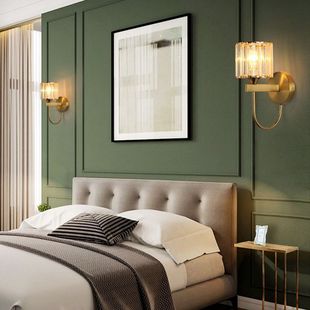 Internet celebrity wall lamp LED bedside bedroom modern minimalist creative living room balcony stairs aisle wall Nordic lamps