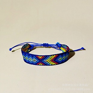New Nepali Ethnic Style Handmade Woven Bracelet Fashion Retro Bohemian Color Friendship Hand Rope