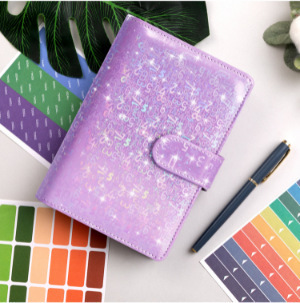Amazon Hot A6 Binder Creative Notebook Digital Cash Deposit Planner Notepad Handbook