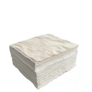 Polyester Dust-Free Cloth, Oil-Absorbing Chemical Fiber, Machine Wiping Cloth That Does Not Shed Lint, Large White Waste Cloth, Industrial Rag Rag