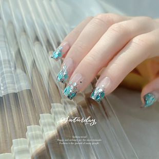 YH with super flash sequins irregular chameleon color glitter slices nail art sequins stars nail art jewelry