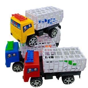 2 yuan wholesale toy carrying car cartoon animal cage car truck two yuan supermarket small commodity supply