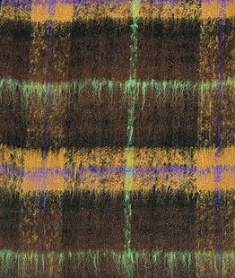 Woolen Woolen Woolen Long-haired Large Plaid Outwear Clothing/shoes, Hats/luggage Fabric