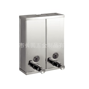 Changgu ST-V22AB304 stainless steel glossy manual soap dispenser hand washing disinfectant bottle double-headed Press