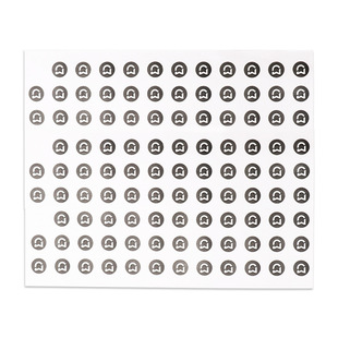 Polka Dot Pvc Self-Adhesive Sticker Printing Colorful Product Packaging Label Paper Can Be Printed with Logo Manufacturer Wholesale Customization